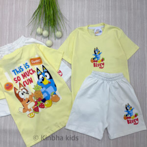 Conjunto Bluey niño de 2 piezas