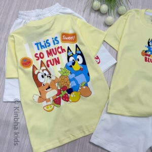 Conjunto Bluey niño de 2 piezas